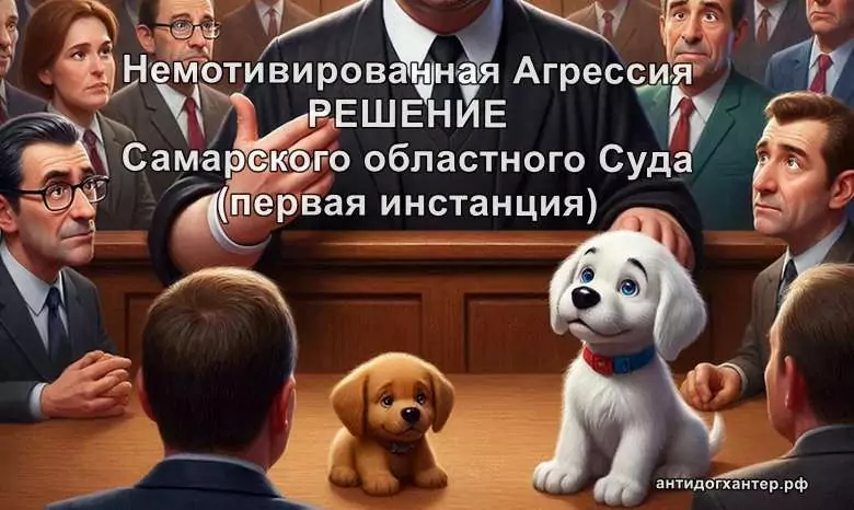Немотивированная агрессия животных — Решение Самарского областного суда (первая инстанция)